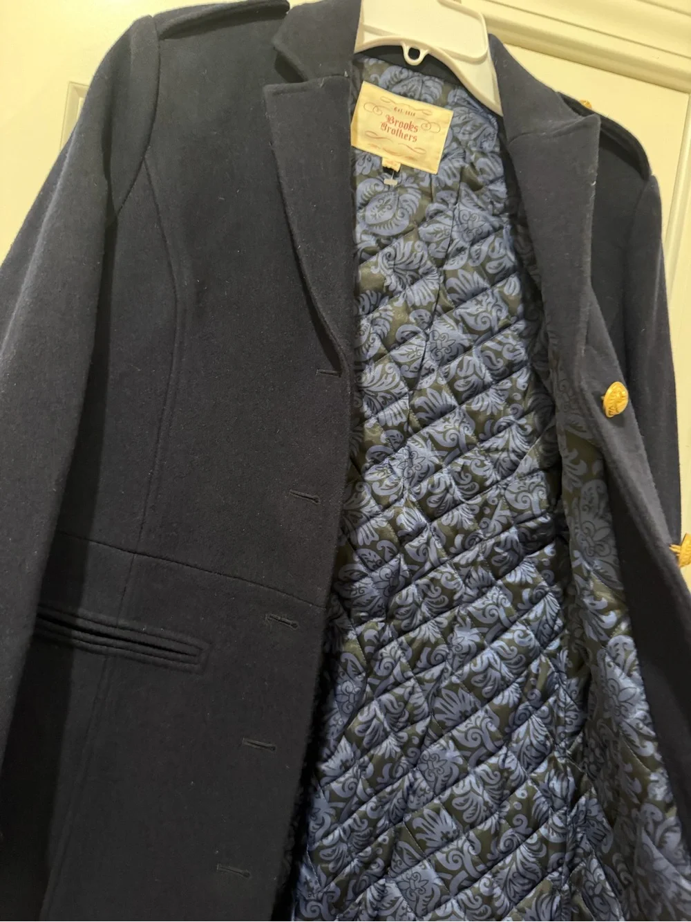 Brooks Brothers 100% wool coat size 8 - Picture 7 of 9